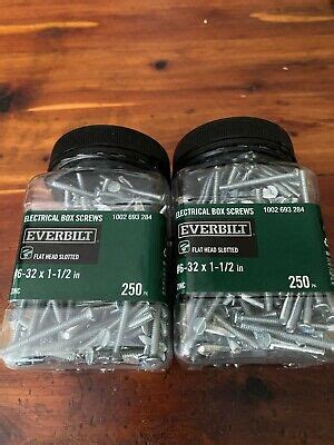 electrical box screws 6-32 x 1-1 2 in|8x32 screw.